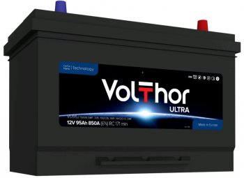 Аккумулятор VOLTHOR Ultra 95Ач обратная полярность VOLTHOR 6ст95(0) 59518 d31