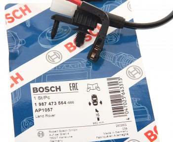 1 179 р. Датчик износа тормозных колодок LAND ROVER Range Rover (12-) задний (1шт.) BOSCH BOSCH 1987473564  с доставкой в г. Вологда. Увеличить фотографию 2