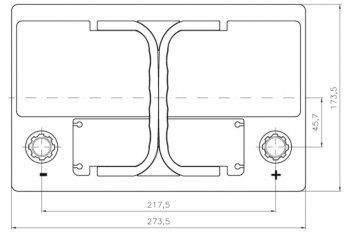 11 549 р. Аккумулятор VOLTHOR Ultra 73Ач обратная полярность,низкий VOLTHOR 6ст73(0) 57309  с доставкой в г. Вологда. Увеличить фотографию 4