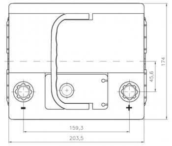 9 399 р. Аккумулятор VOLTHOR Supreme 54Ач обратная полярность,низкий VOLTHOR 6ст54(0) 55401  с доставкой в г. Вологда. Увеличить фотографию 4