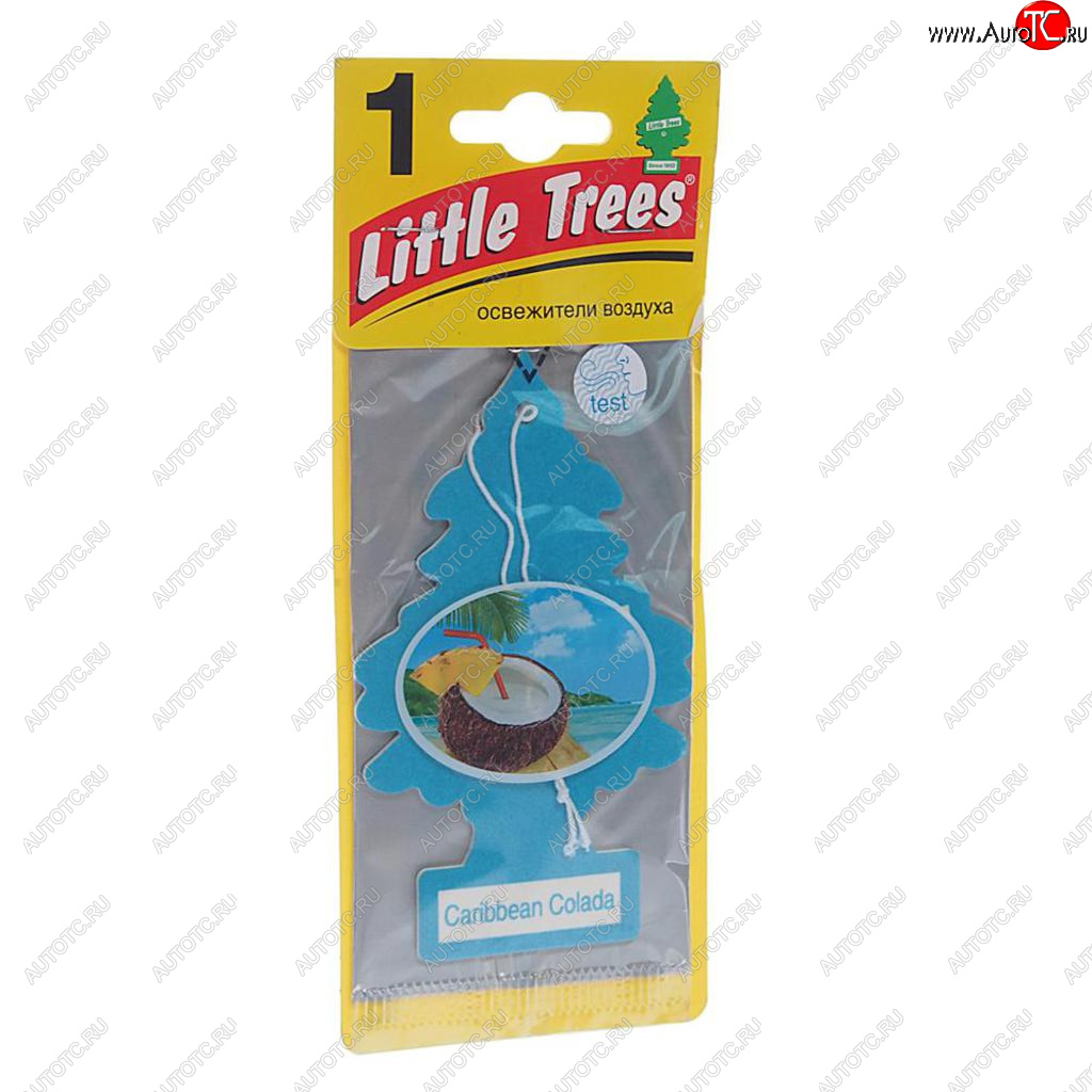 157 р. Ароматизатор подвесной пластина (карибский коктейль) Елочка CAR FRESHNER CAR FRESHNER u1p-10324-russ  с доставкой в г. Вологда