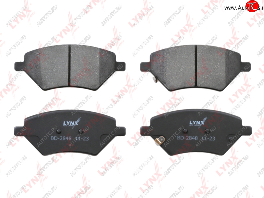 3 499 р. Колодки тормозные передние (4шт.) LYNX Chery Tiggo  рестайлинг (2018-2025)  с доставкой в г. Вологда