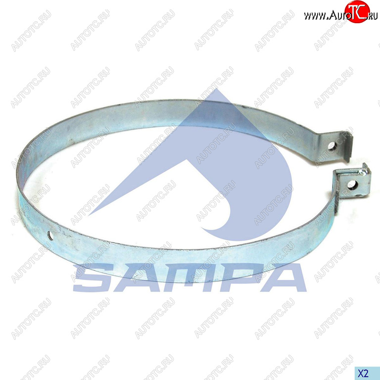 1 129 р. Хомут глушителя IVECO EuroTech SAMPA SAMPA 060.225  с доставкой в г. Вологда
