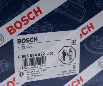 3 199 р. Датчик АБС PEUGEOT 407 (07-) колеса переднего левогоправого BOSCH BOSCH 0986594522  с доставкой в г. Вологда. Увеличить фотографию 4