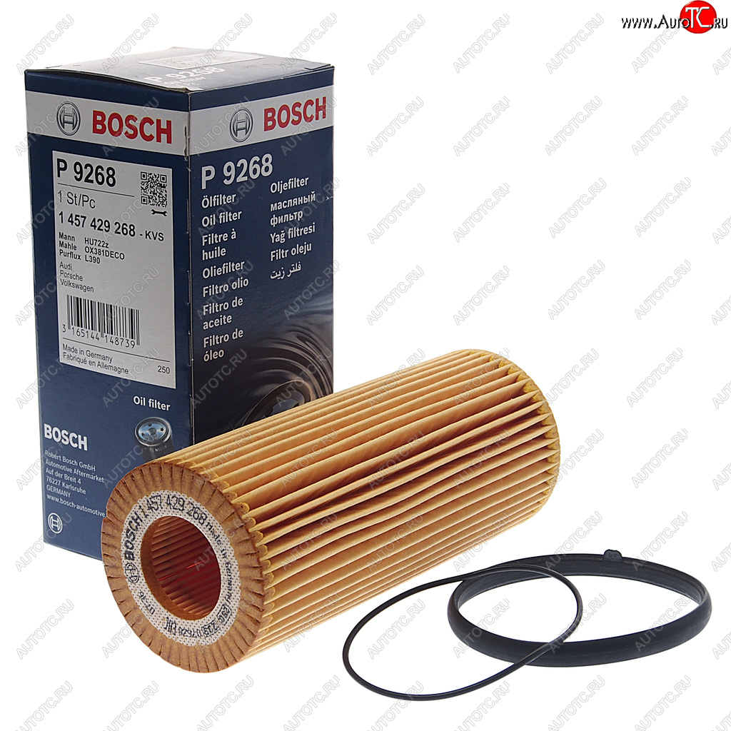 1 069 р. Фильтр масляный VW Touareg AUDI A4,A6,A8,Q5,Q7 (2.83.03.2 FSITFSI) BOSCH BOSCH 1457429268  с доставкой в г. Вологда