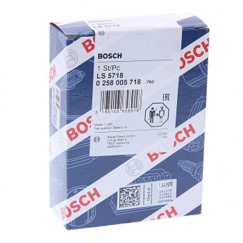 4 599 р. Датчик кислорода FORD Focus (98-04),Mondeo MAZDA Tribute (00-08) перед катализатором BOSCH BOSCH 0258005718 BOSCH 0258005718  с доставкой в г. Вологда. Увеличить фотографию 2