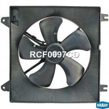 2 679 р. Вентилятор CHEVROLET Lacetti (1.4) охлаждения электрический в сборе KRAUF KRAUF rcf0097cd  с доставкой в г. Вологда. Увеличить фотографию 3