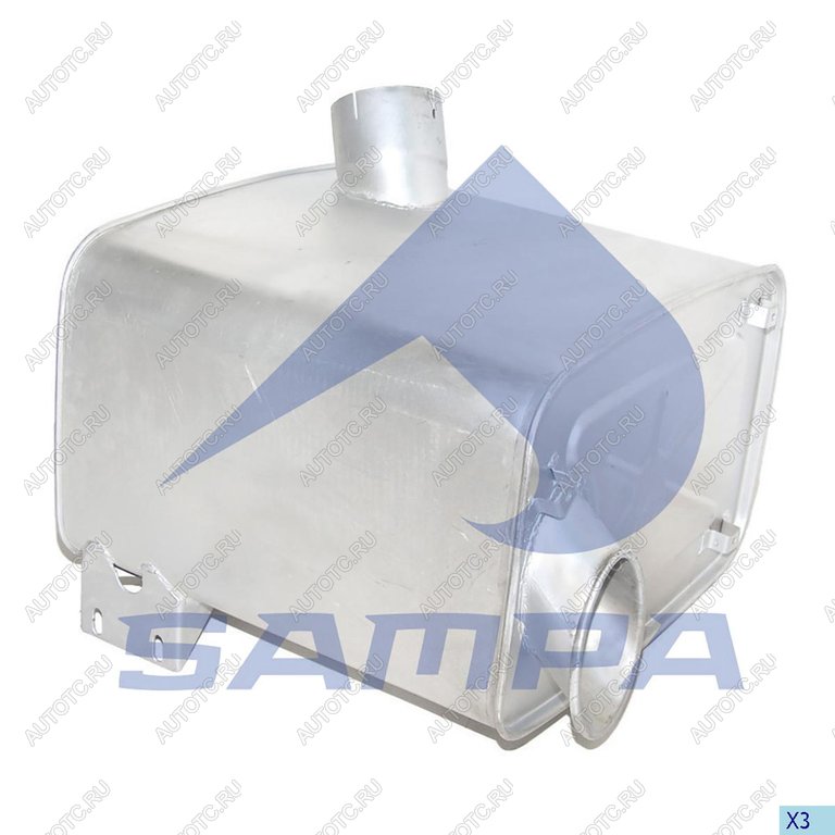 24 699 р. Глушитель MERCEDES Axor (02-04) SAMPA SAMPA 010.451  с доставкой в г. Вологда