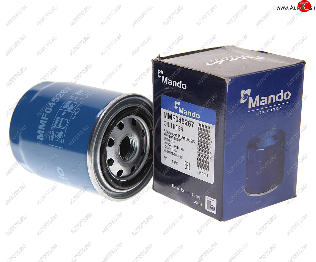 429 р. Фильтр масляный NISSAN Almera (95-00),Primera (90-01) (1.41.6) MANDO MANDO mmf045267  с доставкой в г. Вологда