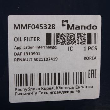 217 р. Фильтр масляный FORD Mondeo (07-),Focus (08-11) MANDO MANDO mmf045031  с доставкой в г. Вологда. Увеличить фотографию 4