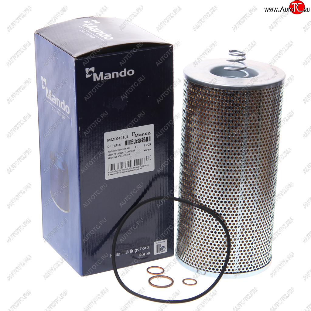 939 р. Фильтр масляный MERCEDES (дв.OM421,422,402,403) MAN M90 MANDO MANDO mmf045301  с доставкой в г. Вологда