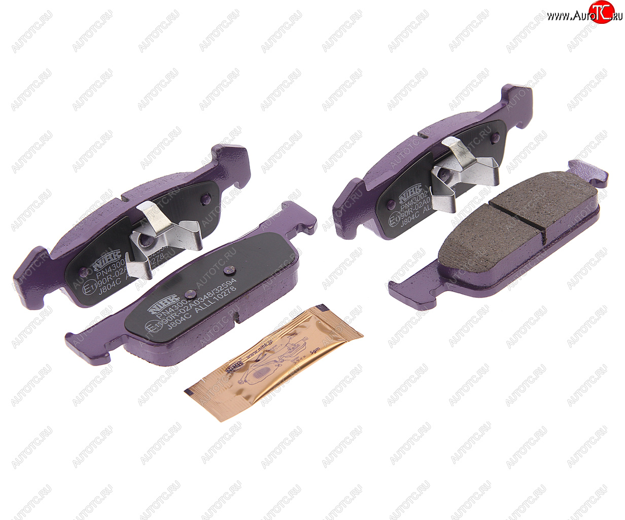 2 299 р. Колодки тормозные передние (4шт.) NIBK Renault Sandero (B8) рестайлинг (2018-2025)  с доставкой в г. Вологда