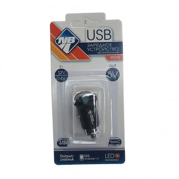 Устройство зарядное в прикуриватель 1USB + 1Type C 12-24V NOVA BRIGHT NOVA BRIGHT 48045