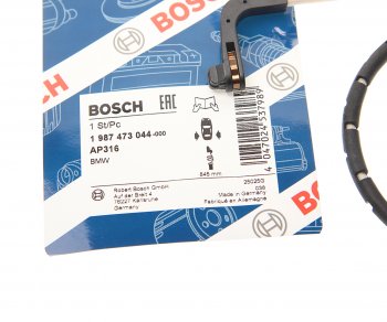 1 239 р. Датчик износа тормозных колодок BMW 7 (E65,E66) задний BOSCH BOSCH 1987473044  с доставкой в г. Вологда. Увеличить фотографию 2