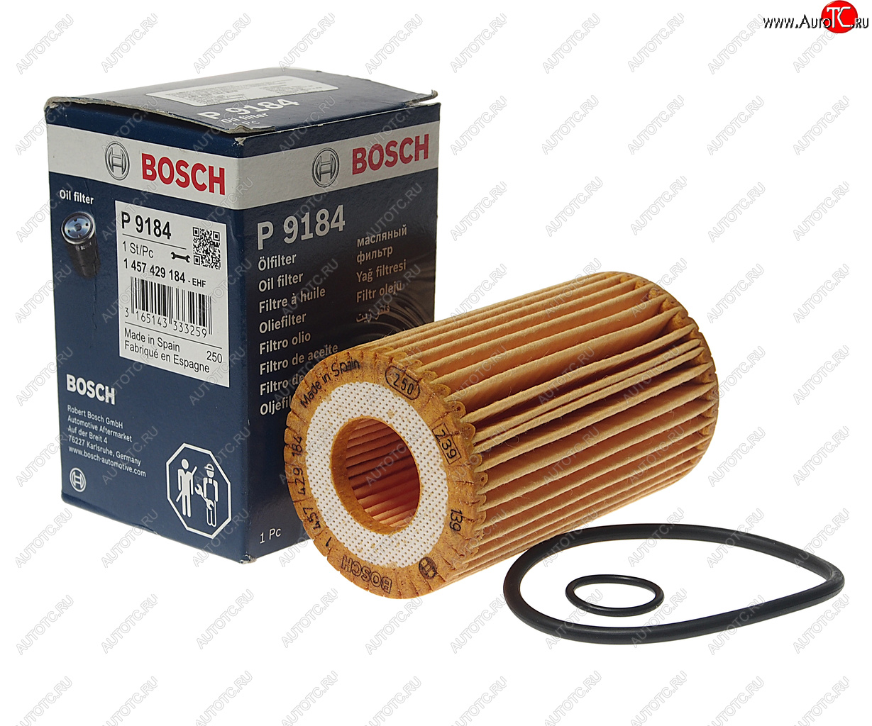 559 р. Фильтр масляный RENAULT BOSCH BOSCH 1457429184  с доставкой в г. Вологда