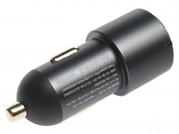 2 179 р. Устройство зарядное в прикуриватель 1USB + 2 Type C 12V черное XO XO cc45 black  с доставкой в г. Вологда. Увеличить фотографию 2