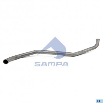 Труба DAF системы охлаждения ретардера передняя (ЕВРО-5) SAMPA SAMPA 052.051