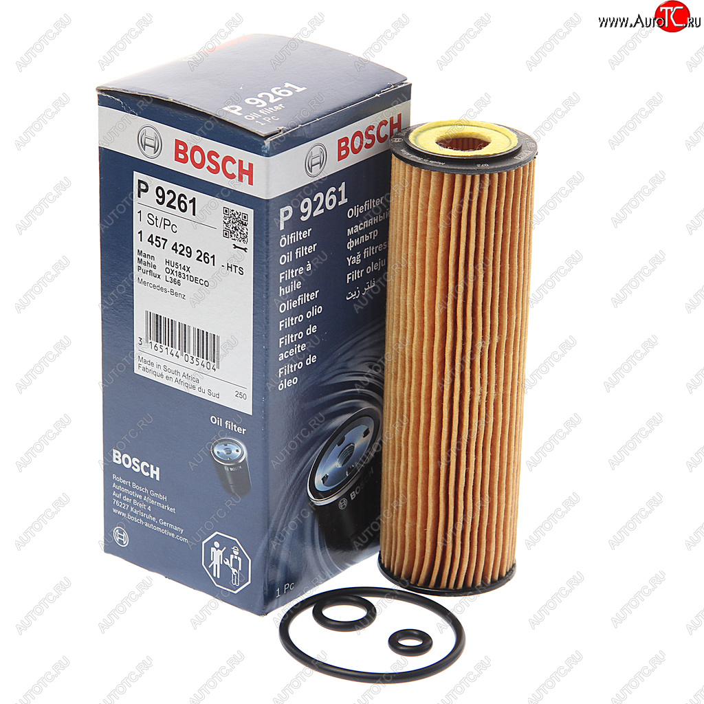 629 р. Фильтр масляный MERCEDES C (W203,W204),E (W211,W212),Sprinter BOSCH BOSCH 1457429261 BOSCH 1457429261  с доставкой в г. Вологда