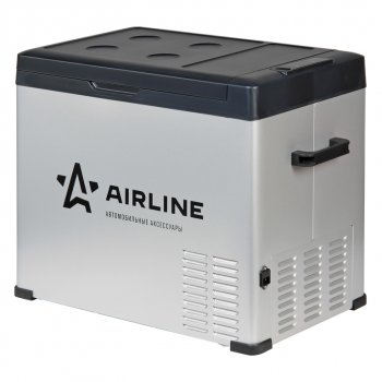 30 599 р. Автохолодильник 50л 65х36х49см компрессорный 12-24V 60W металл,пластик 17.29кг AIRLINE AIRLINE acfk003 AIRLINE acfk003  с доставкой в г. Вологда. Увеличить фотографию 3