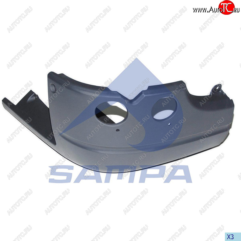 3 899 р. Бампер SCANIA P,G,R,T series правая часть SAMPA SAMPA 18400137  с доставкой в г. Вологда