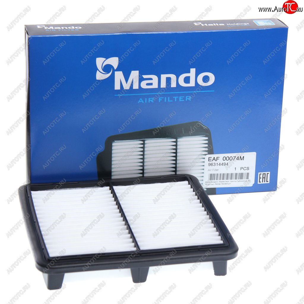 237 р. Фильтр воздушный DAEWOO Matiz (98-) (0.8/1.0) MANDO MANDO eaf00074m MANDO eaf00074m  с доставкой в г. Вологда