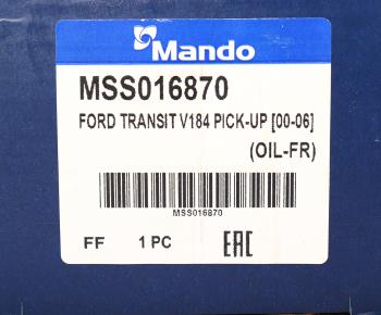 2 499 р. Амортизатор FORD Transit (00-06) задний левый/правый масляный MANDO MANDO mss016870 MANDO mss016870  с доставкой в г. Вологда. Увеличить фотографию 4