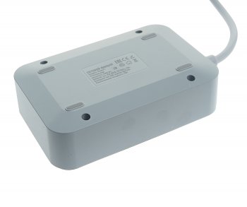 1 569 р. Фильтр сетевой 2м 10А 2500Вт 3 гнезда+ 6 USB с заземлением черный TFN TFN tfn-power7bk  с доставкой в г. Вологда. Увеличить фотографию 3