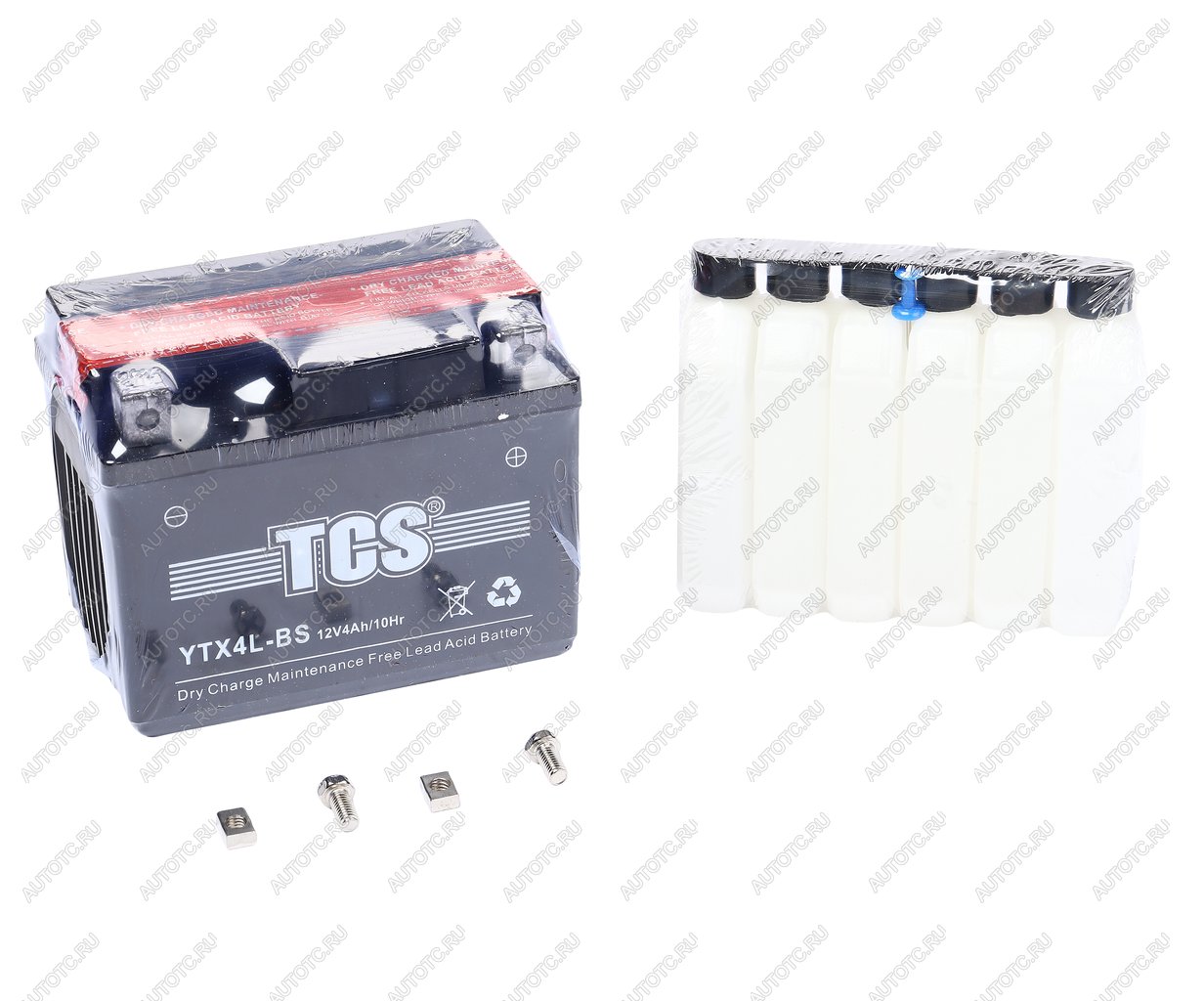 1 699 р. Аккумулятор TCS AGM 4Ач TCS 6ст4 ytx4l-bs  с доставкой в г. Вологда