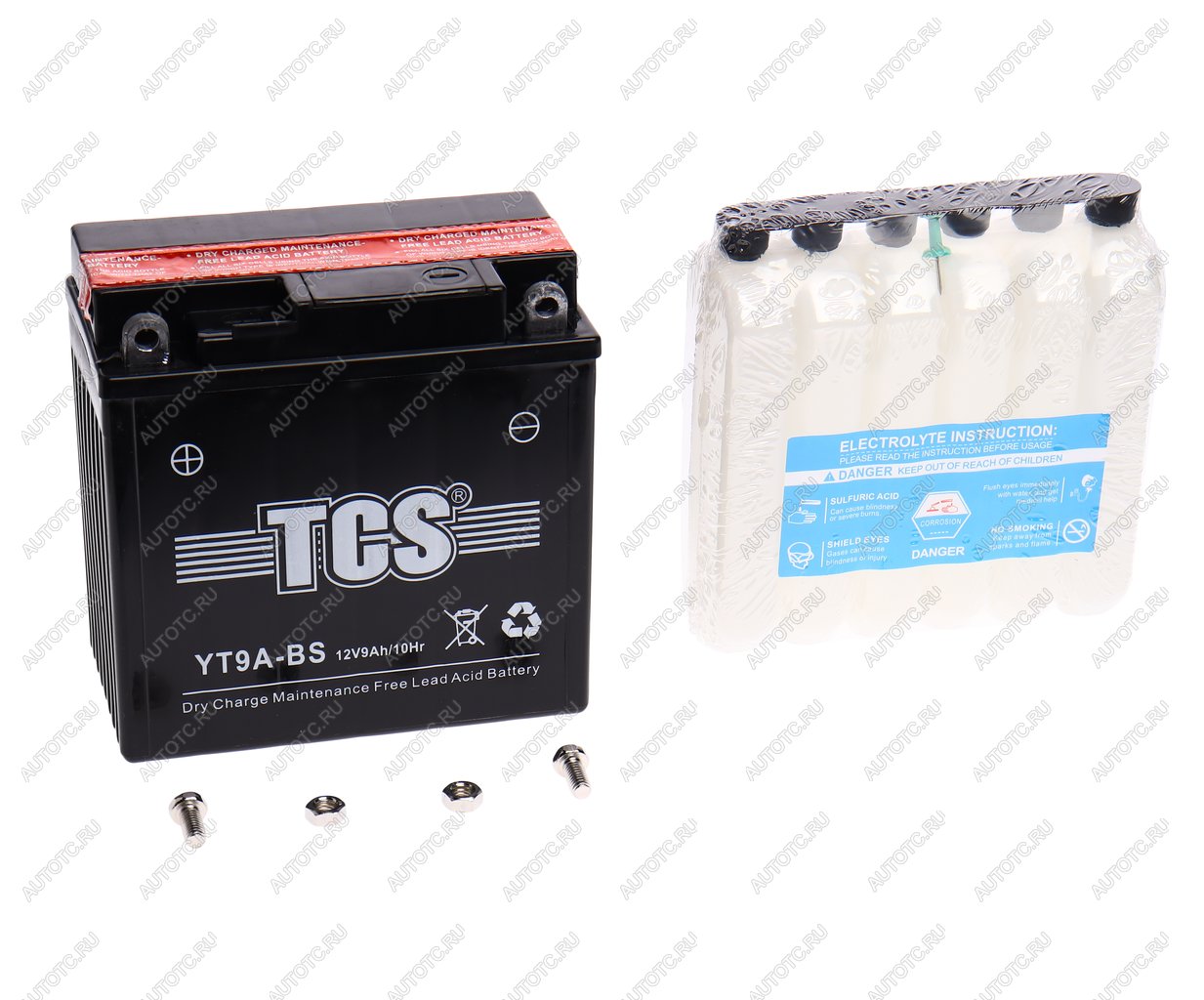 3 889 р. Аккумулятор TCS AGM 9Ач TCS 6ст9 yt9a-bs  с доставкой в г. Вологда