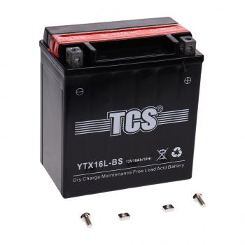 6 649 р. Аккумулятор TCS AGM 16Ач TCS 6ст16 ytx16l-bs  с доставкой в г. Вологда. Увеличить фотографию 2