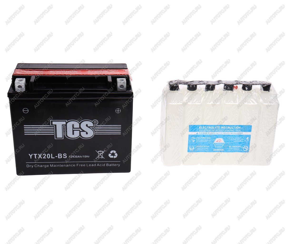 7 299 р. Аккумулятор TCS AGM 20Ач TCS 6ст20 ytx20l-bs  с доставкой в г. Вологда