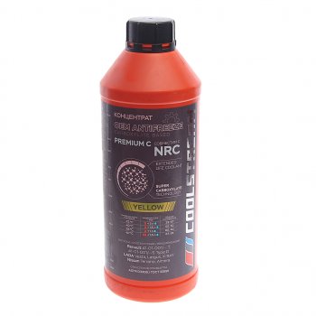 Антифриз желтый -76C концентрат 1.5л Premium C NRC COOL STREAM COOL STREAM cs-010114-c-ye