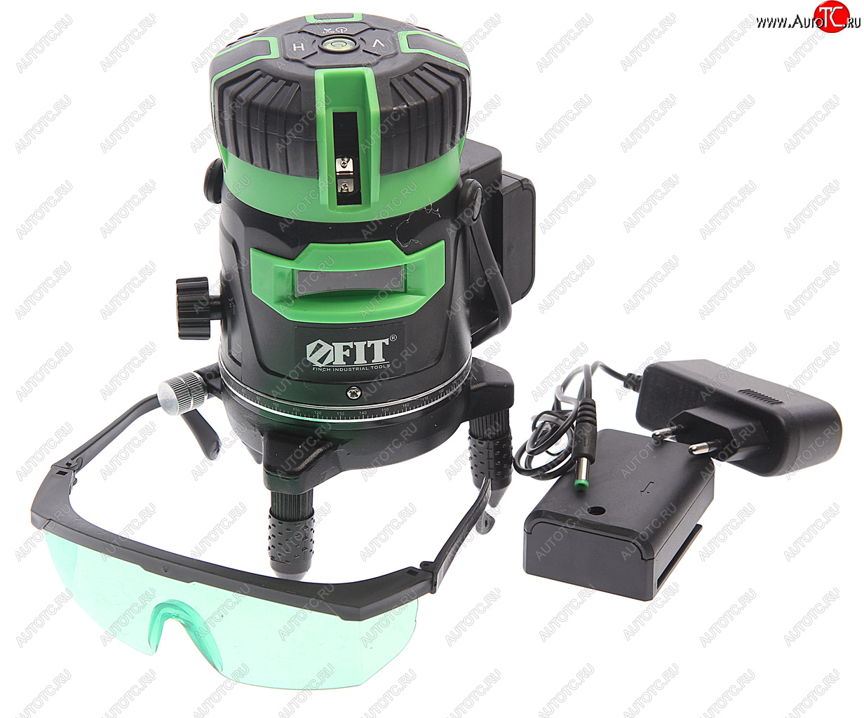7 249 р. Уровень лазерный 10м самоуспокаивающийся FIT FIT 18633  с доставкой в г. Вологда