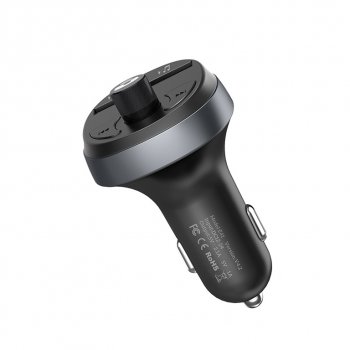 Устройство зарядное в прикуриватель с трансмиттером (bluetooth,hands free) HOCO HOCO e41 black HOCO e41 black