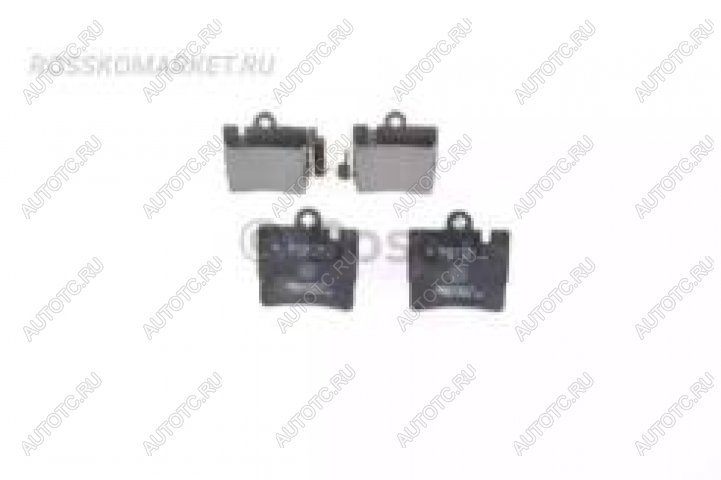 3 169 р. Колодки тормозные задние BOSCH Mercedes-Benz S class W220 (1998-2005)  с доставкой в г. Вологда