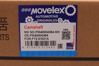 8 999 р. Вал распределительный ГАЗель Next,NN дв.G21A выпускной MOVELEX MOVELEX pm40004384-mx  с доставкой в г. Вологда. Увеличить фотографию 6