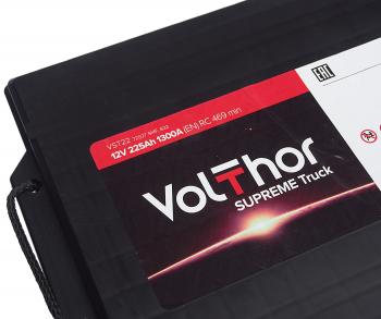 33 649 р. Аккумулятор VOLTHOR Supreme Truck 225Ач обратная полярность VOLTHOR 6ст225(3) 72527  с доставкой в г. Вологда. Увеличить фотографию 3