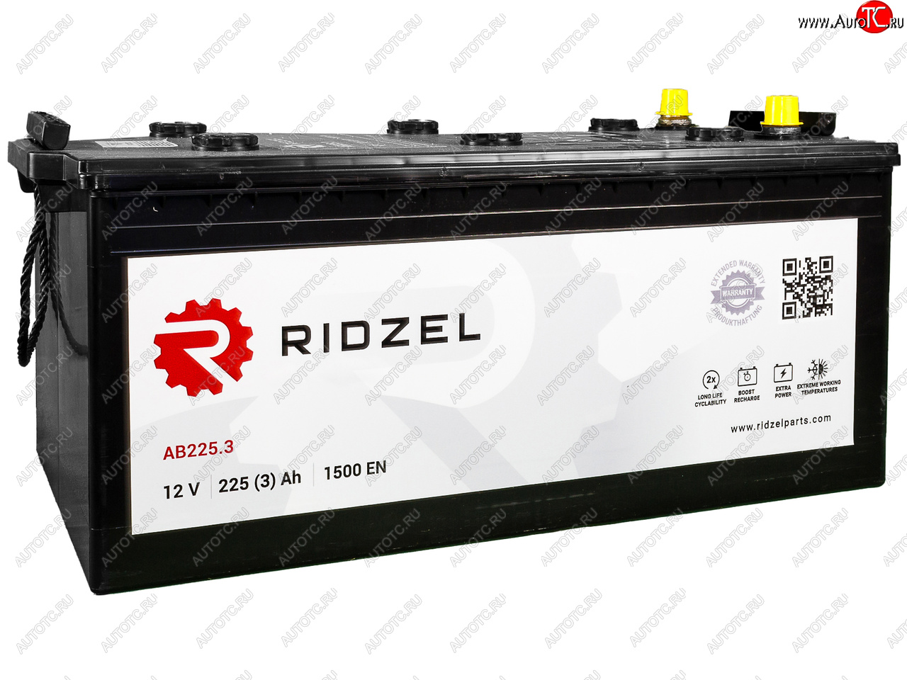 25 549 р. Аккумулятор RIDZEL 225Ач обратная полярность RIDZEL 6ст225(3) ab225.3  с доставкой в г. Вологда