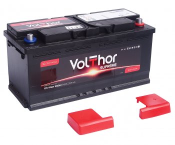 17 549 р. Аккумулятор VOLTHOR Supreme 110Ач обратная полярность VOLTHOR 6ст110(0) 61002  с доставкой в г. Вологда. Увеличить фотографию 2