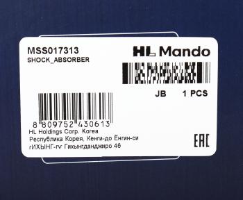 7 349 р. Амортизатор TOYOTA Auris (E150) передний левый газовый MANDO MANDO mss017313  с доставкой в г. Вологда. Увеличить фотографию 4