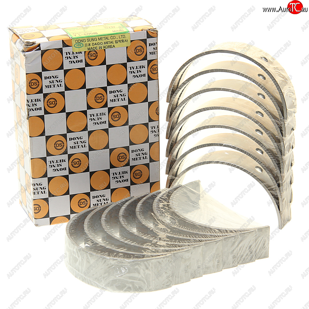 30 999 р. Вкладыши HYUNDAI HD250,270,500 (04-),Universe (07-) дв.D6CACB38 коренные d+0.00 комплект (14шт.) DS DS 21020-84000  с доставкой в г. Вологда