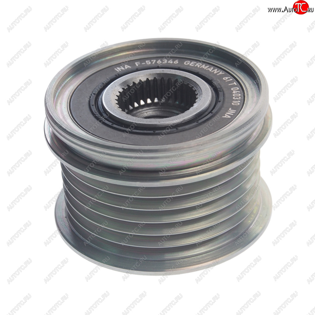 3 479 р. Шкив VW Golf (04-14) AUDI A3 (08-13) SEAT Leon (06-13) SKODA Octavia (09-13) генератора INA INA 535015510  с доставкой в г. Вологда