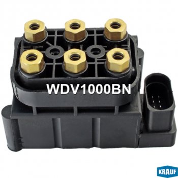 10 999 р. Блок клапанов VW Touareg (03-) AUDI Q7 (10-) PORSCHE Cayenne пневмоподвески KRAUF KRAUF wdv1000bn KRAUF wdv1000bn  с доставкой в г. Вологда. Увеличить фотографию 4