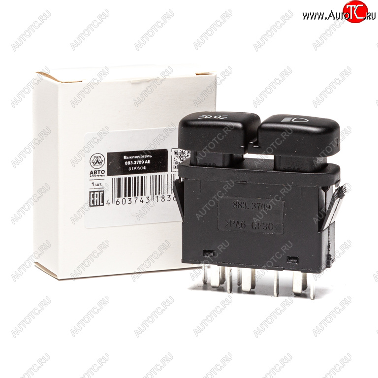 459 р. Выключатель клавиша ВАЗ-2115 наружного освещения AVTOELECTRICA AVTOELECTRICA 883.3709 ае  с доставкой в г. Вологда