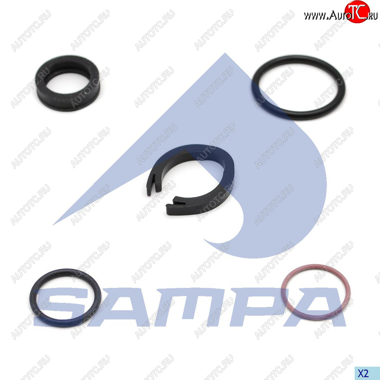 173 р. Фиксатор MAN MERCEDES трубки пластиковой (NG12,система VOSS 230) SAMPA SAMPA 011.505  с доставкой в г. Вологда