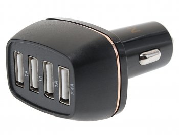 Устройство зарядное в прикуриватель 4USB 12V Quick Charge FAISON FAISON fs-z-423 black