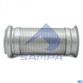 Гофра VOLVO глушителя с фланцем (L=215x103) (ЕВРО-5) SAMPA SAMPA 076.215