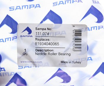 3 499 р. Втулка MAN TGA,F90,2000 шкворня SAMPA SAMPA 111.074  с доставкой в г. Вологда. Увеличить фотографию 3