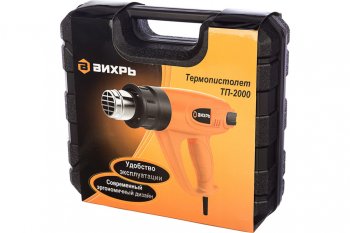 2 389 р. Фен промышленный термопистолет 2000Вт 250-550град. ВИХРЬ ВИХРЬ тп-2000  с доставкой в г. Вологда. Увеличить фотографию 11