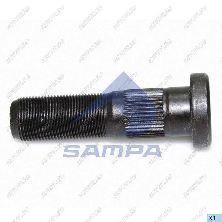 276 р. Шпилька колеса SAF ROR (M22x1.5x958650) SAMPA SAMPA 085.167  с доставкой в г. Вологда